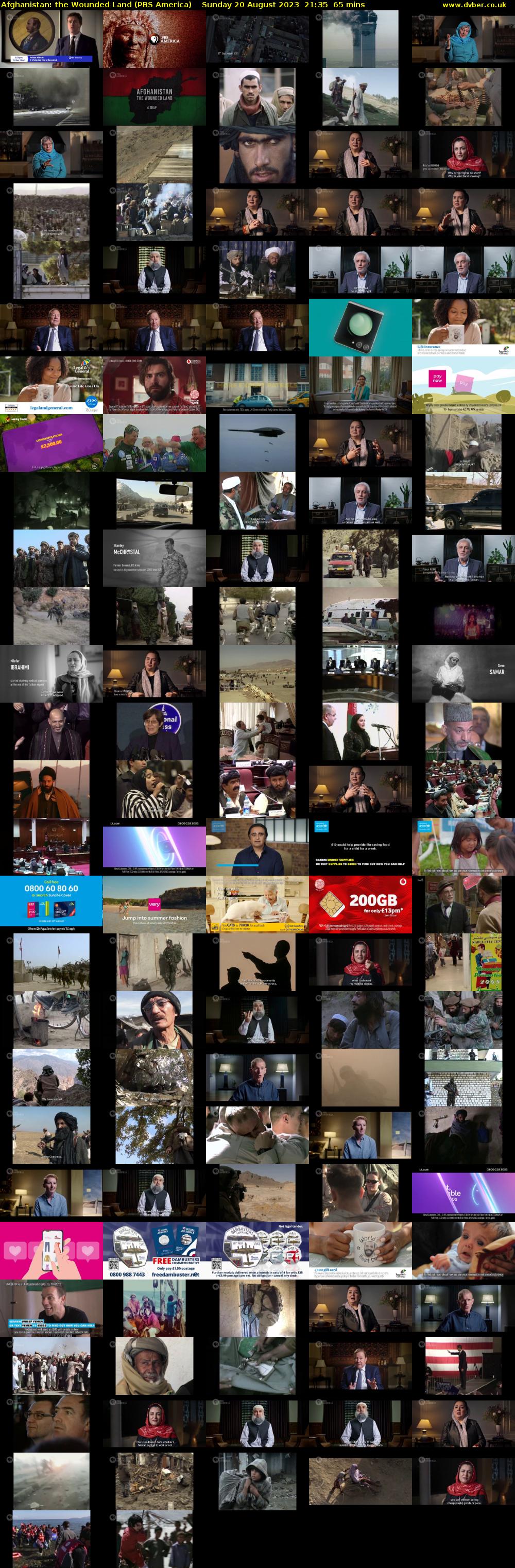 Afghanistan: The Wounded Land (PBS America) Sunday 20 August 2023 21:35 - 22:40
