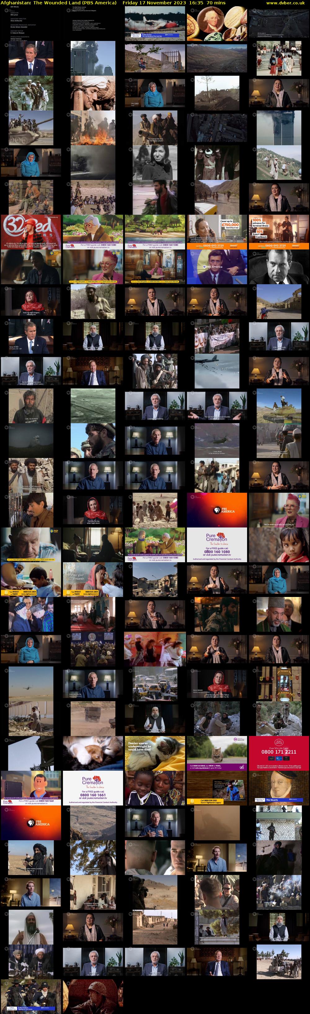 Afghanistan: The Wounded Land (PBS America) Friday 17 November 2023 16:35 - 17:45