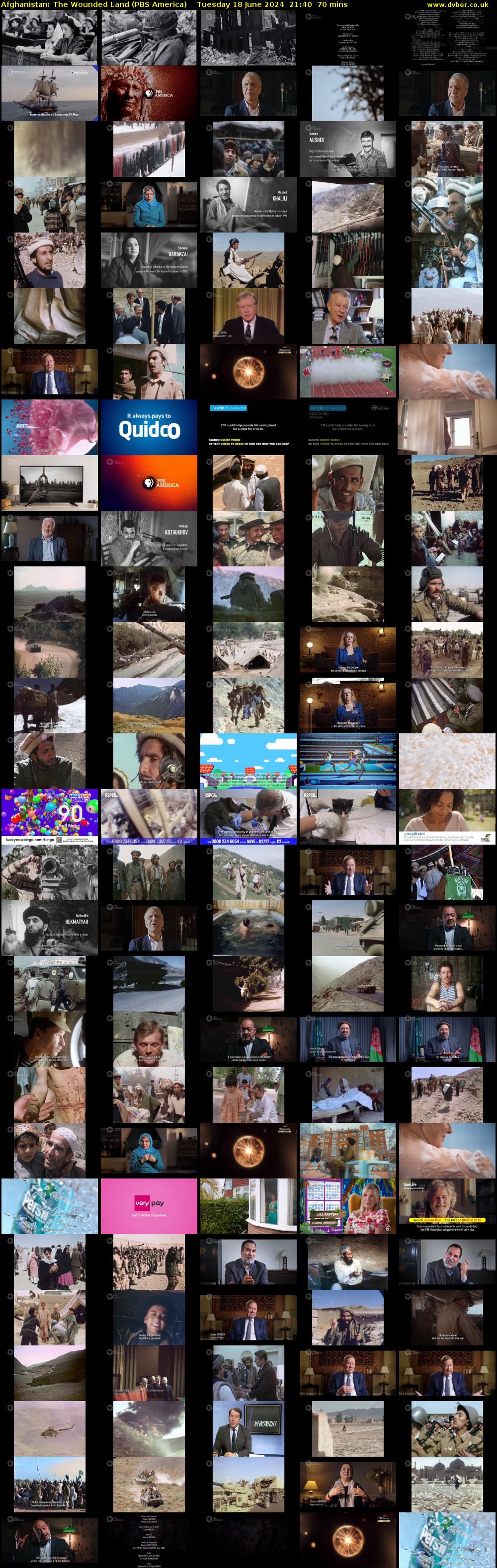 Afghanistan: The Wounded Land (PBS America) Tuesday 18 June 2024 21:40 - 22:50
