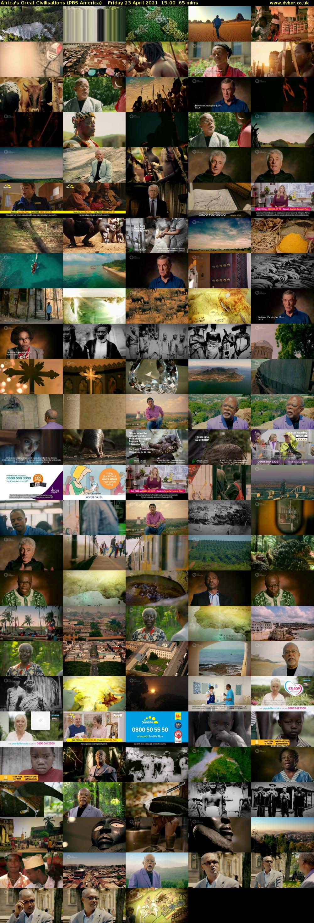 Africa's Great Civilisations (PBS America) Friday 23 April 2021 15:00 - 16:05