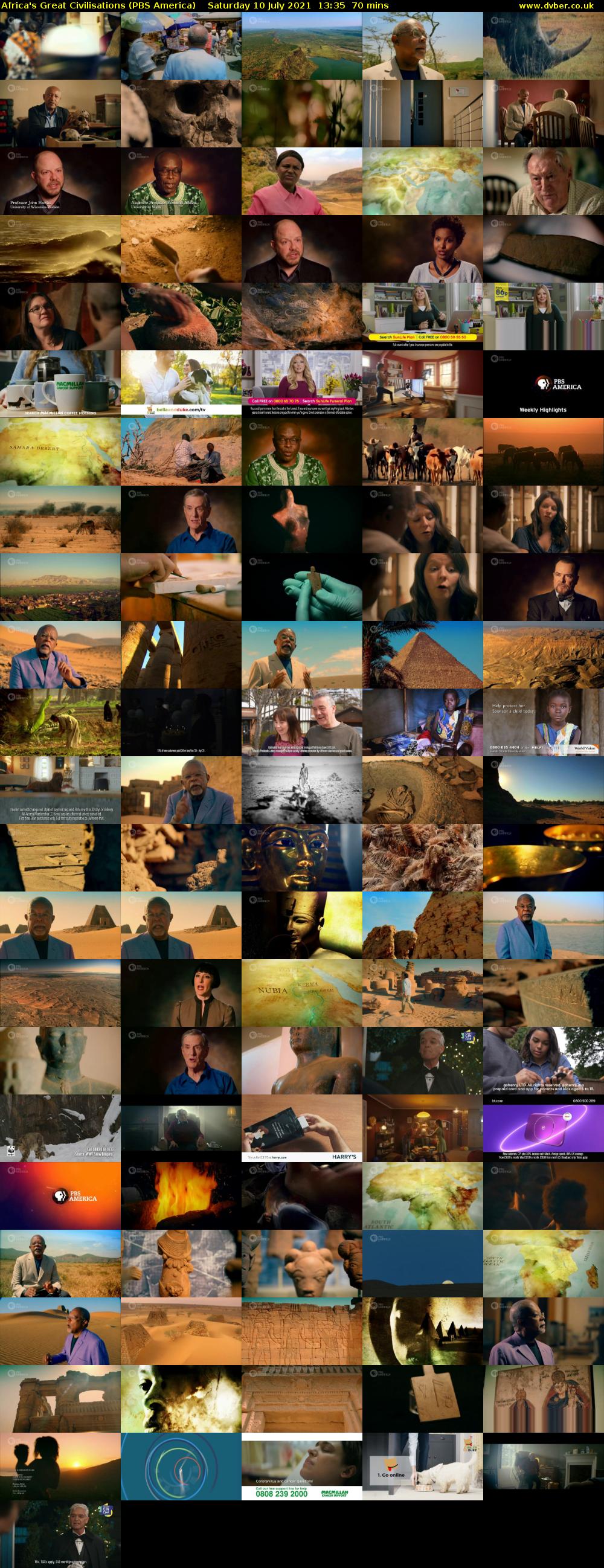 Africa's Great Civilisations (PBS America) Saturday 10 July 2021 13:35 - 14:45
