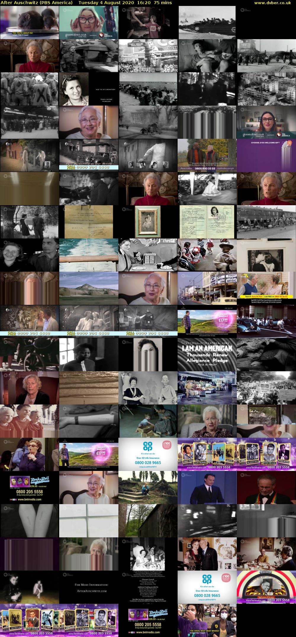 After Auschwitz (PBS America) Tuesday 4 August 2020 16:20 - 17:35