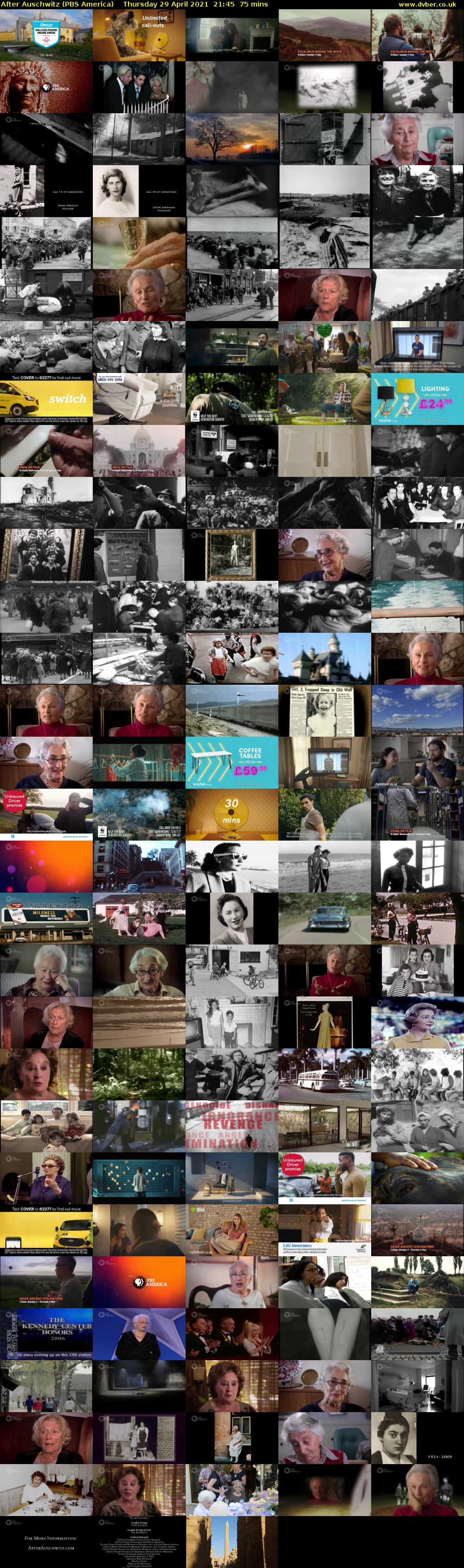After Auschwitz (PBS America) Thursday 29 April 2021 21:45 - 23:00
