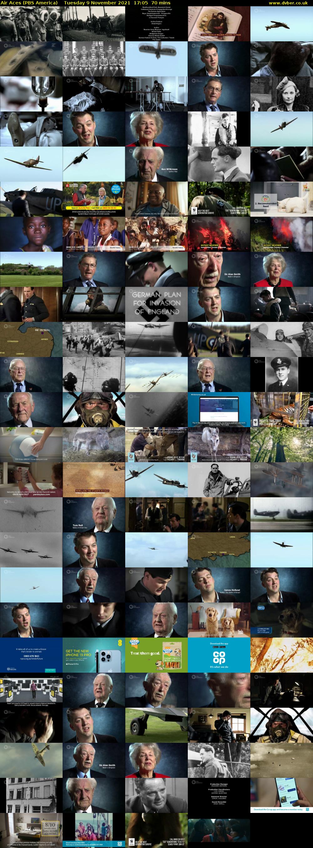 Air Aces (PBS America) Tuesday 9 November 2021 17:05 - 18:15