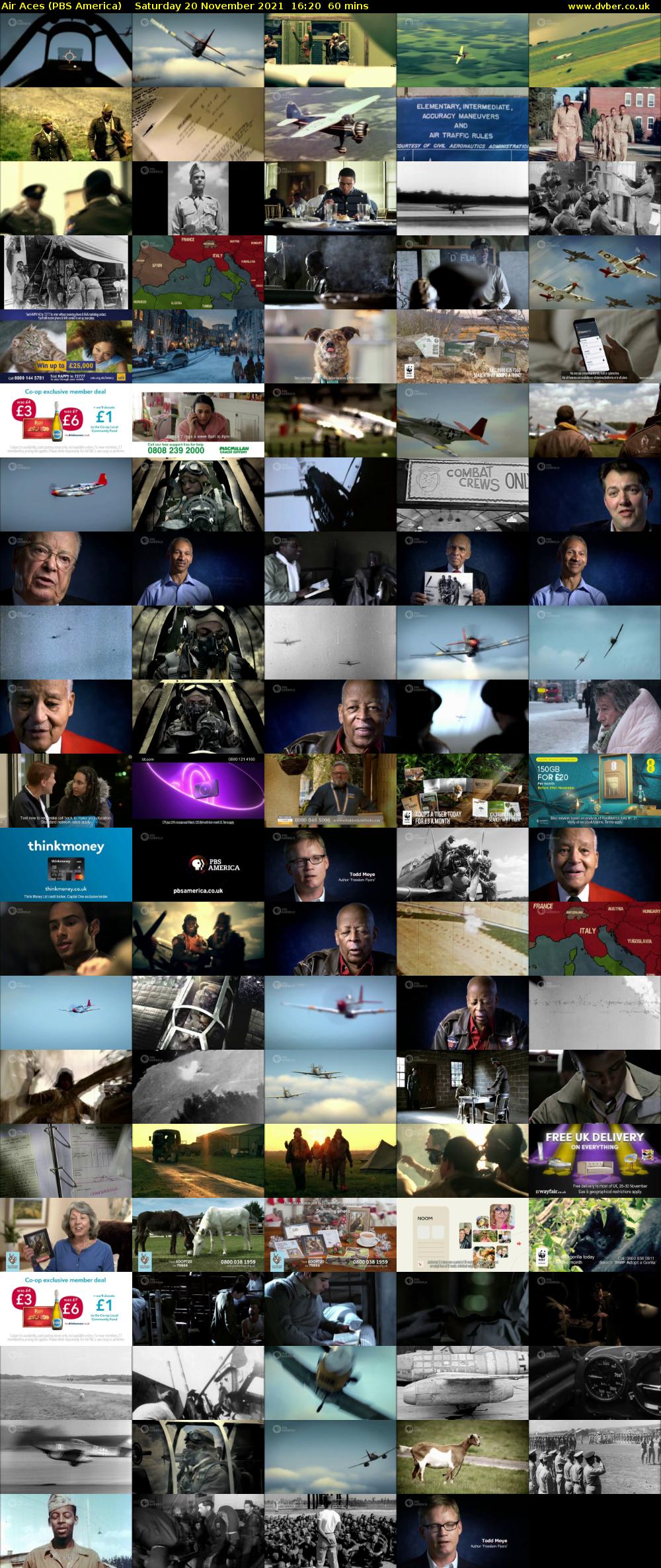 Air Aces (PBS America) Saturday 20 November 2021 16:20 - 17:20