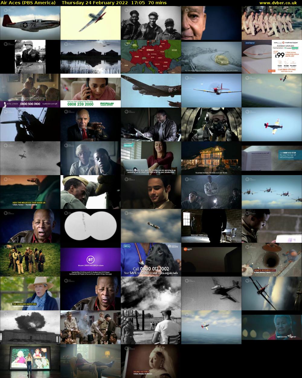 Air Aces (PBS America) Thursday 24 February 2022 17:05 - 18:15