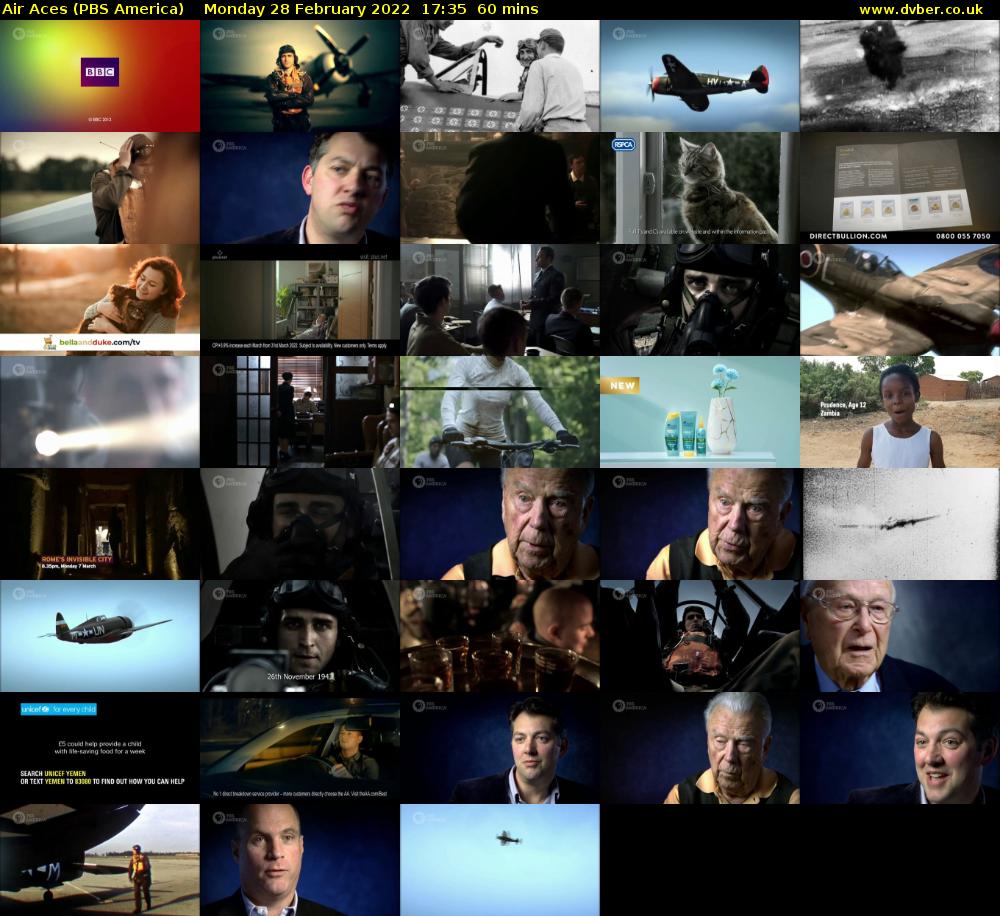 Air Aces (PBS America) Monday 28 February 2022 17:35 - 18:35
