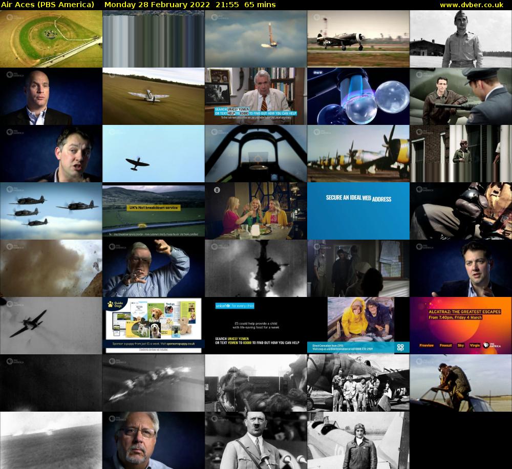 Air Aces (PBS America) Monday 28 February 2022 21:55 - 23:00
