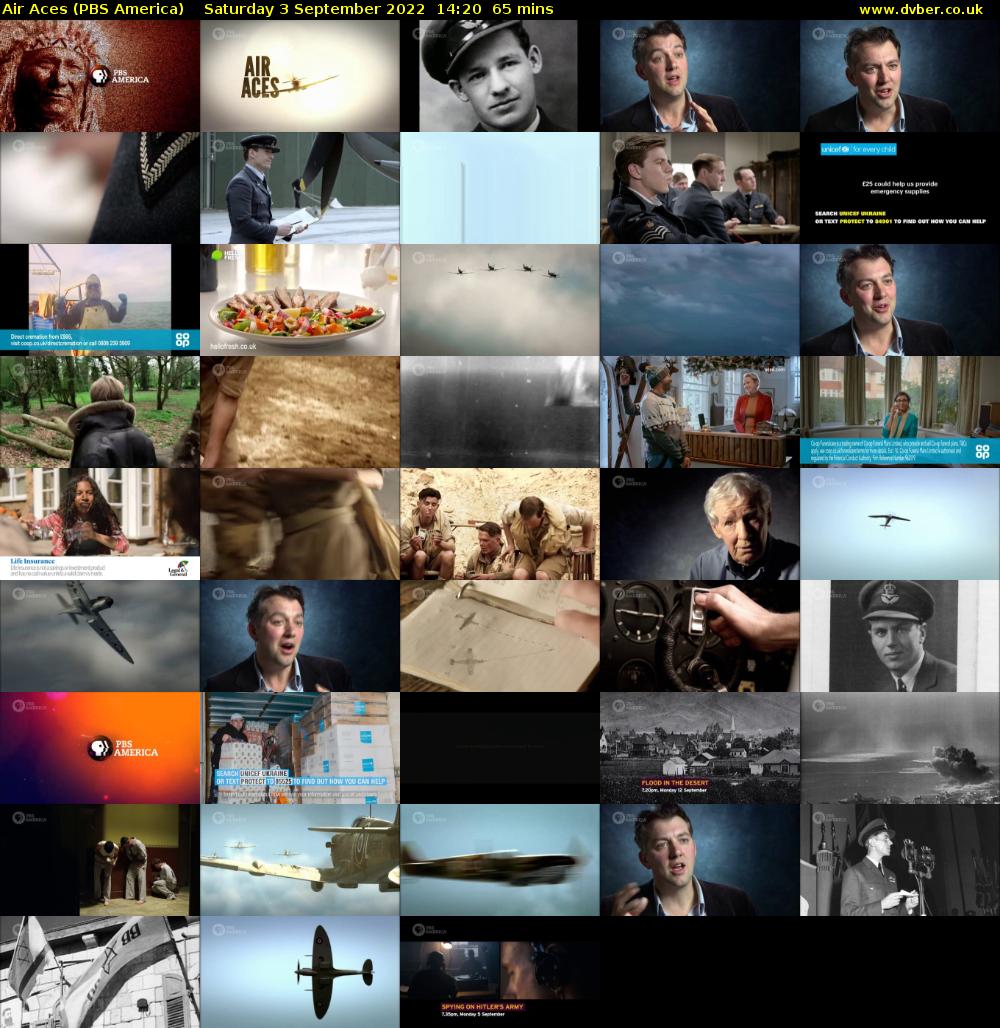 Air Aces (PBS America) Saturday 3 September 2022 14:20 - 15:25