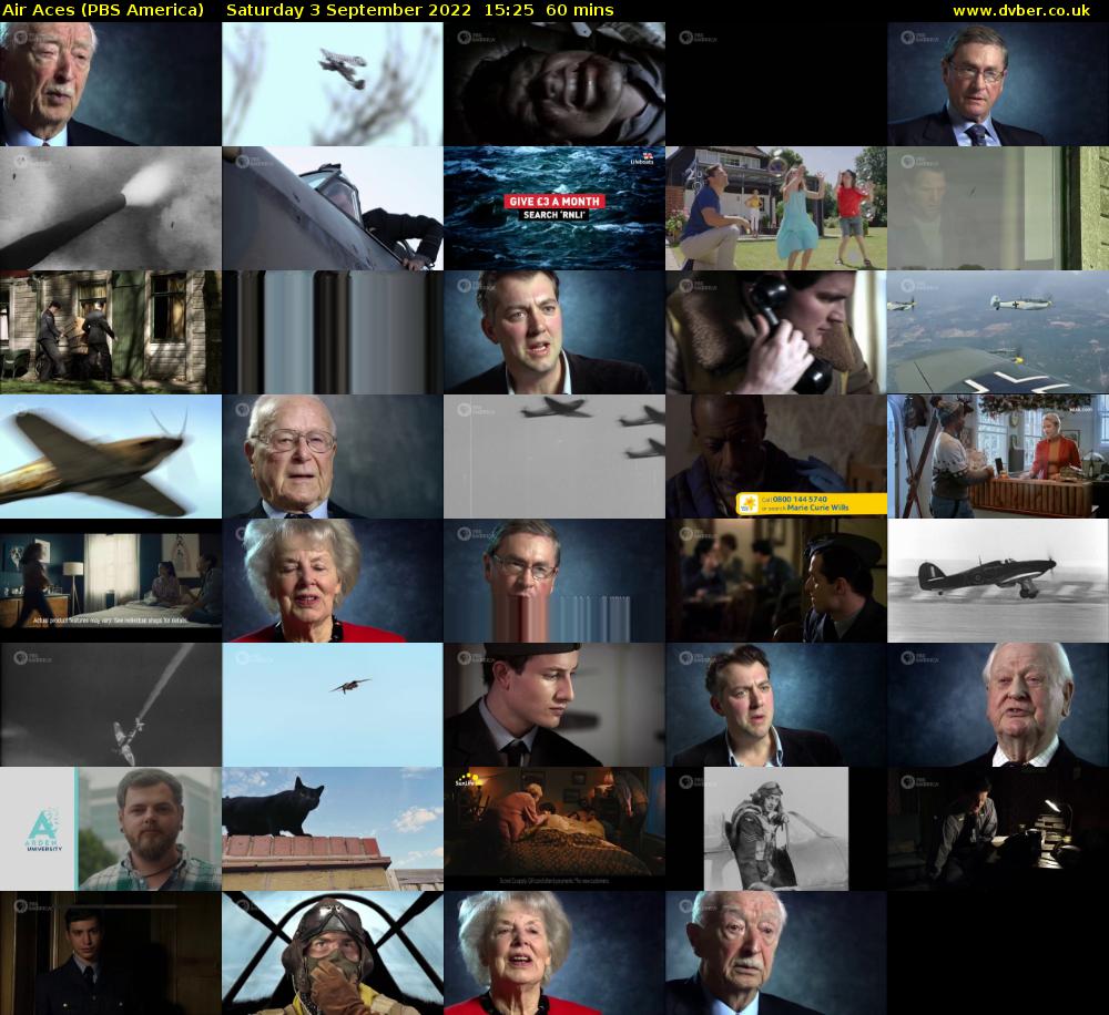 Air Aces (PBS America) Saturday 3 September 2022 15:25 - 16:25