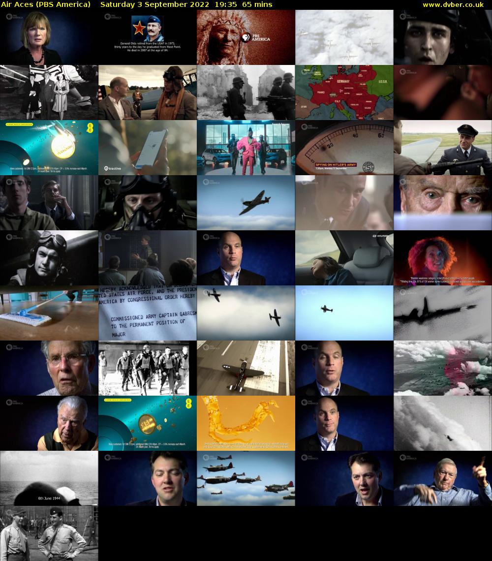 Air Aces (PBS America) Saturday 3 September 2022 19:35 - 20:40