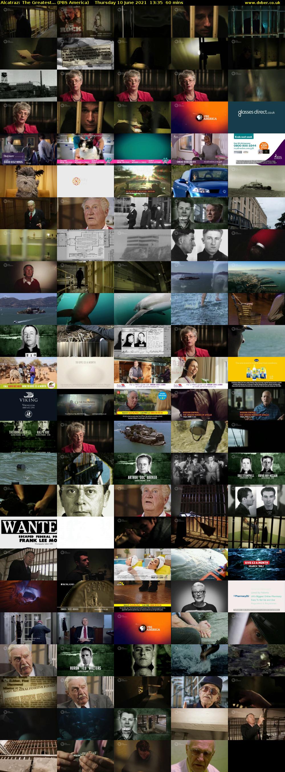 Alcatraz: The Greatest... (PBS America) Thursday 10 June 2021 13:35 - 14:35