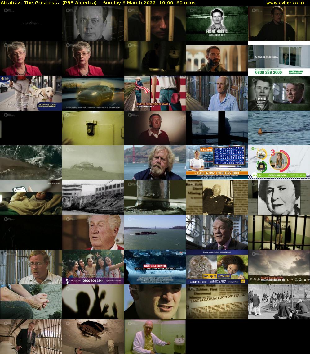 Alcatraz: The Greatest... (PBS America) Sunday 6 March 2022 16:00 - 17:00