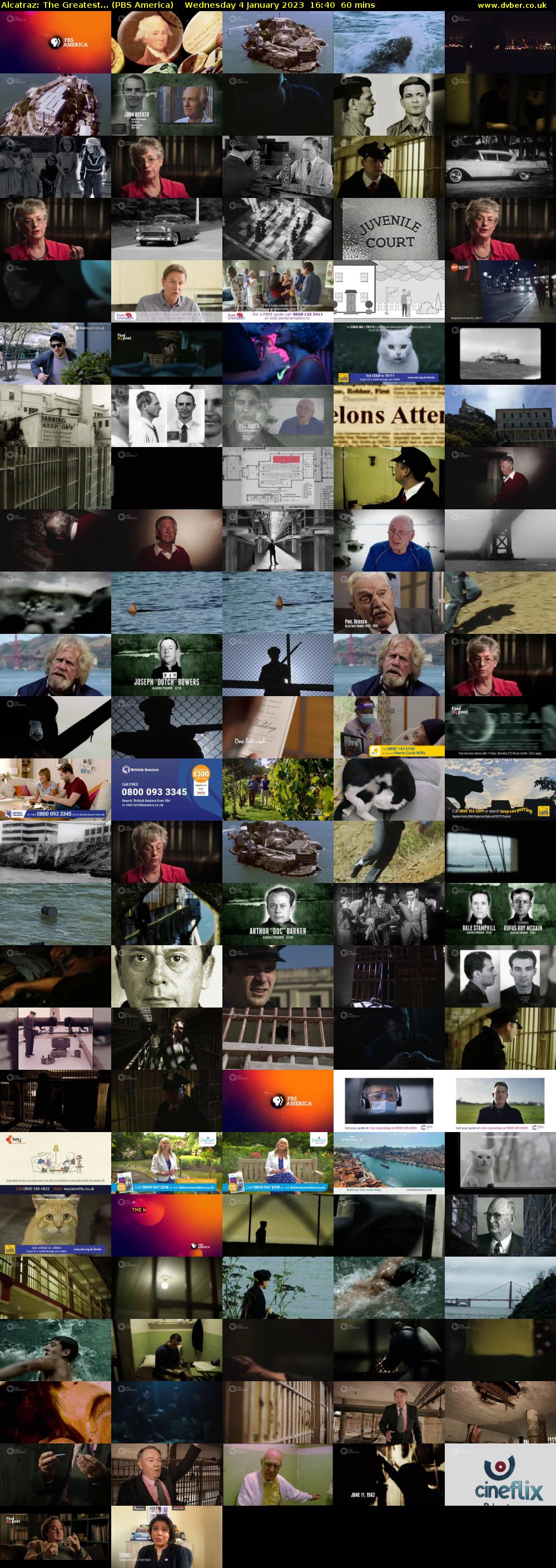 Alcatraz: The Greatest... (PBS America) Wednesday 4 January 2023 16:40 - 17:40