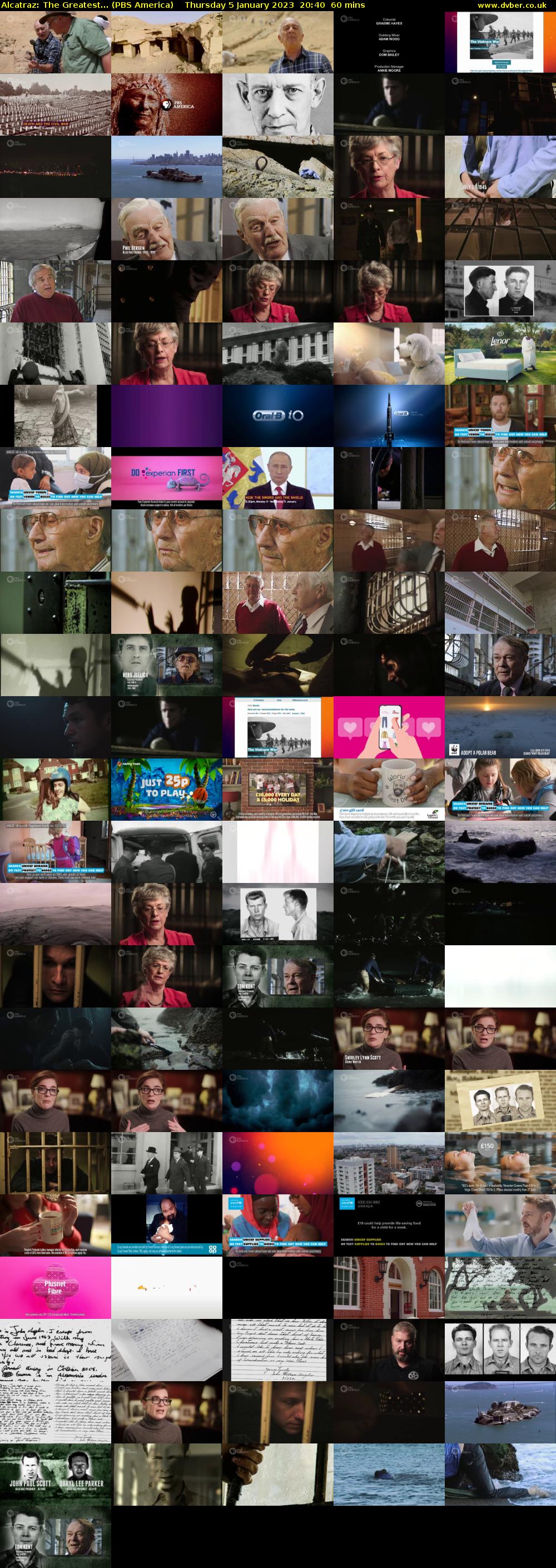 Alcatraz: The Greatest... (PBS America) Thursday 5 January 2023 20:40 - 21:40