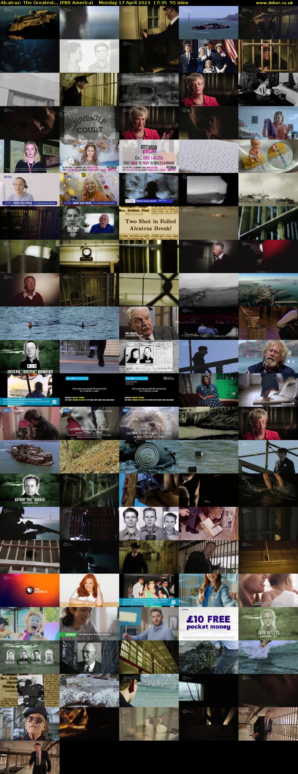 Alcatraz: The Greatest... (PBS America) Monday 17 April 2023 17:35 - 18:30