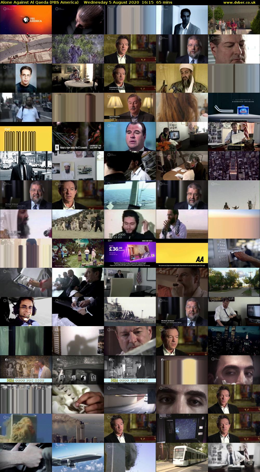 Alone Against Al Qaeda (PBS America) Wednesday 5 August 2020 16:15 - 17:20