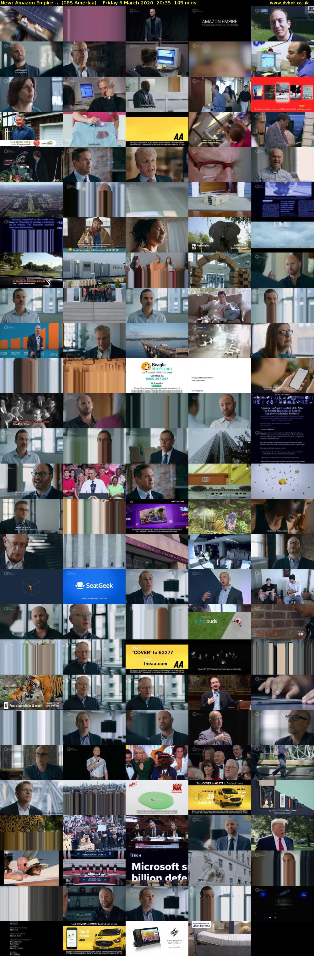 Amazon Empire:... (PBS America) Friday 6 March 2020 20:35 - 23:00