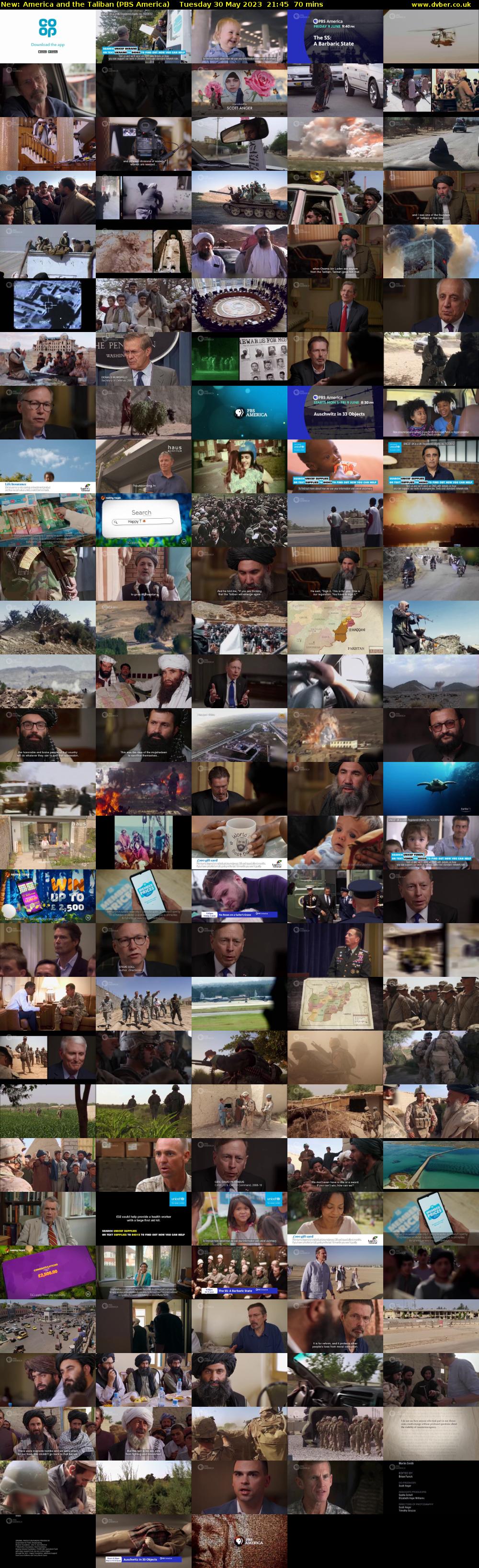 America and the Taliban (PBS America) Tuesday 30 May 2023 21:45 - 22:55