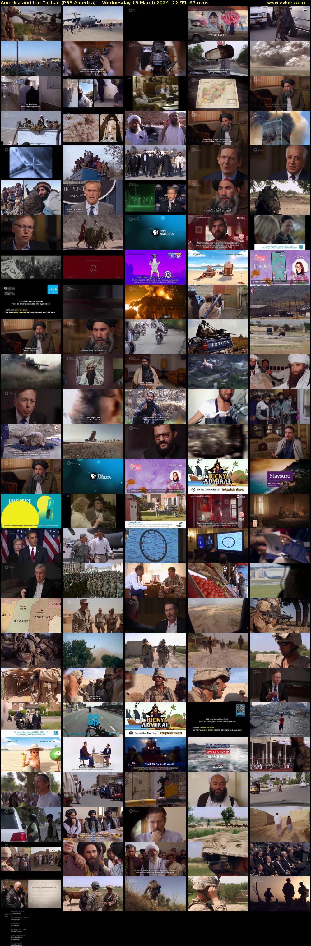America and the Taliban (PBS America) Wednesday 13 March 2024 22:55 - 00:00