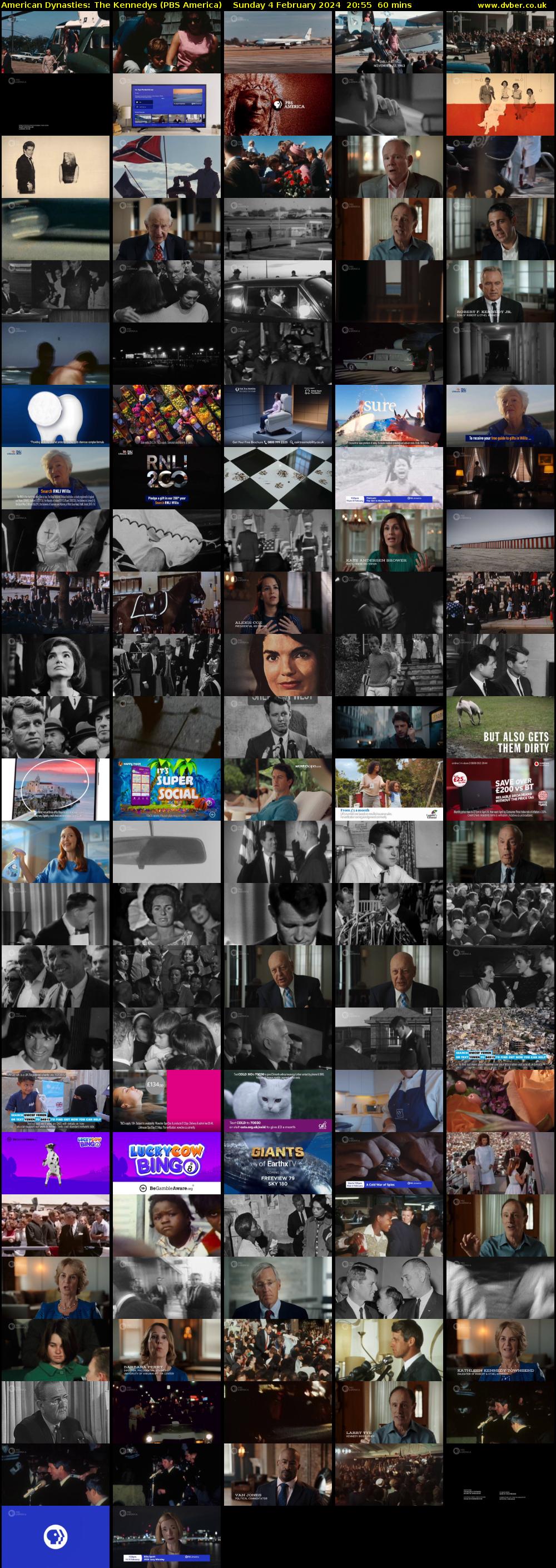 American Dynasties: The Kennedys (PBS America) Sunday 4 February 2024 20:55 - 21:55