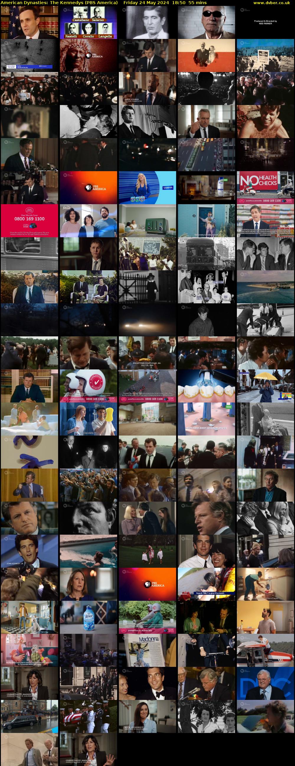 American Dynasties: The Kennedys (PBS America) Friday 24 May 2024 18:50 - 19:45