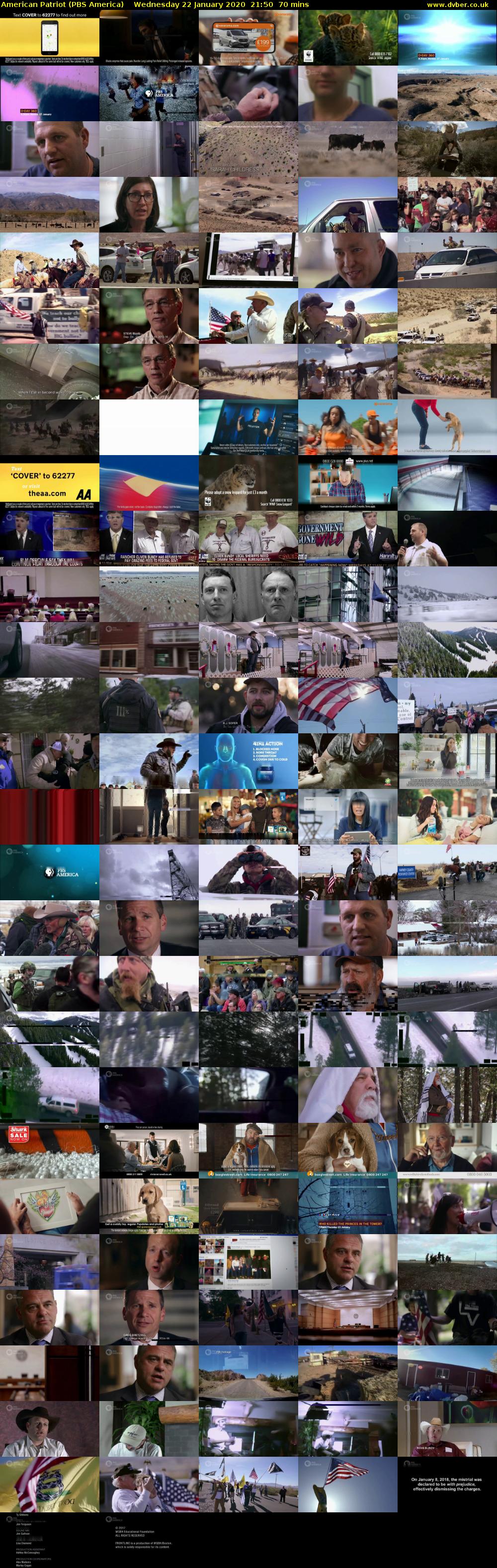 American Patriot (PBS America) Wednesday 22 January 2020 21:50 - 23:00
