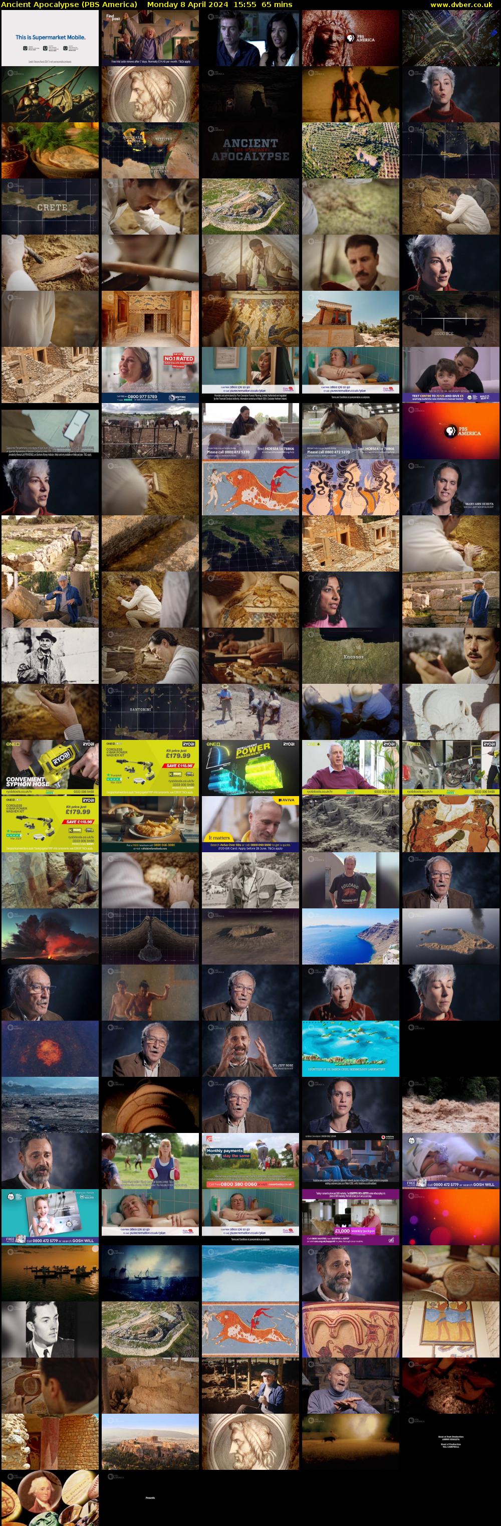 Ancient Apocalypse (PBS America) Monday 8 April 2024 15:55 - 17:00