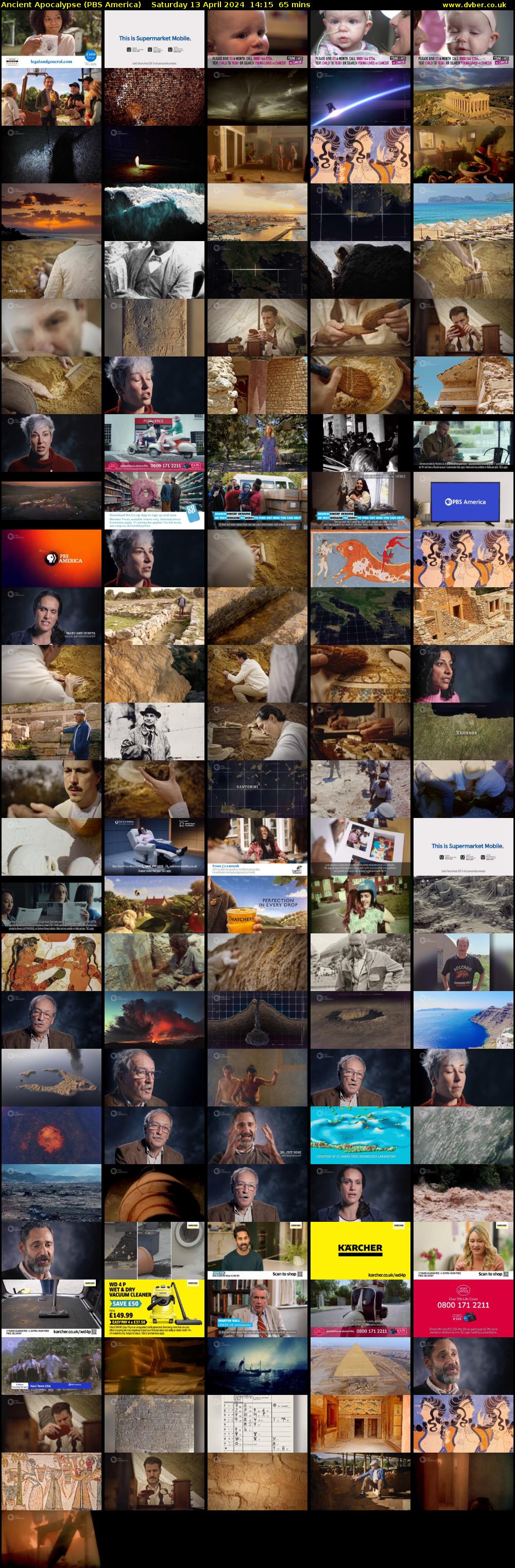 Ancient Apocalypse (PBS America) Saturday 13 April 2024 14:15 - 15:20