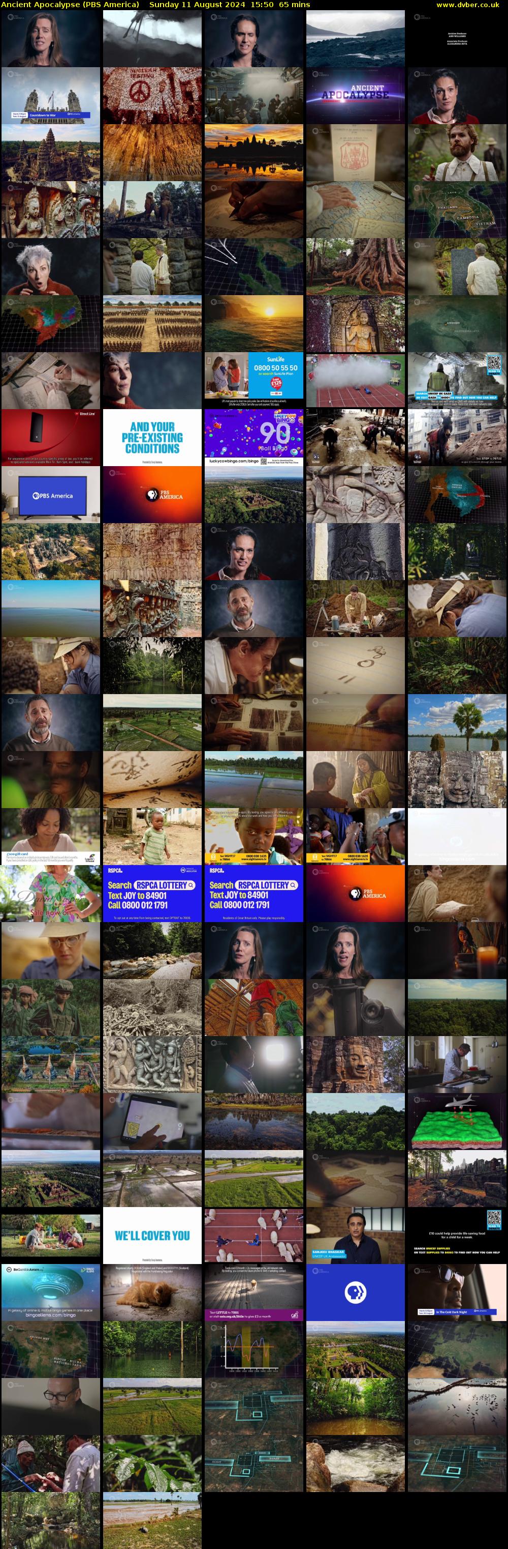 Ancient Apocalypse (PBS America) Sunday 11 August 2024 15:50 - 16:55