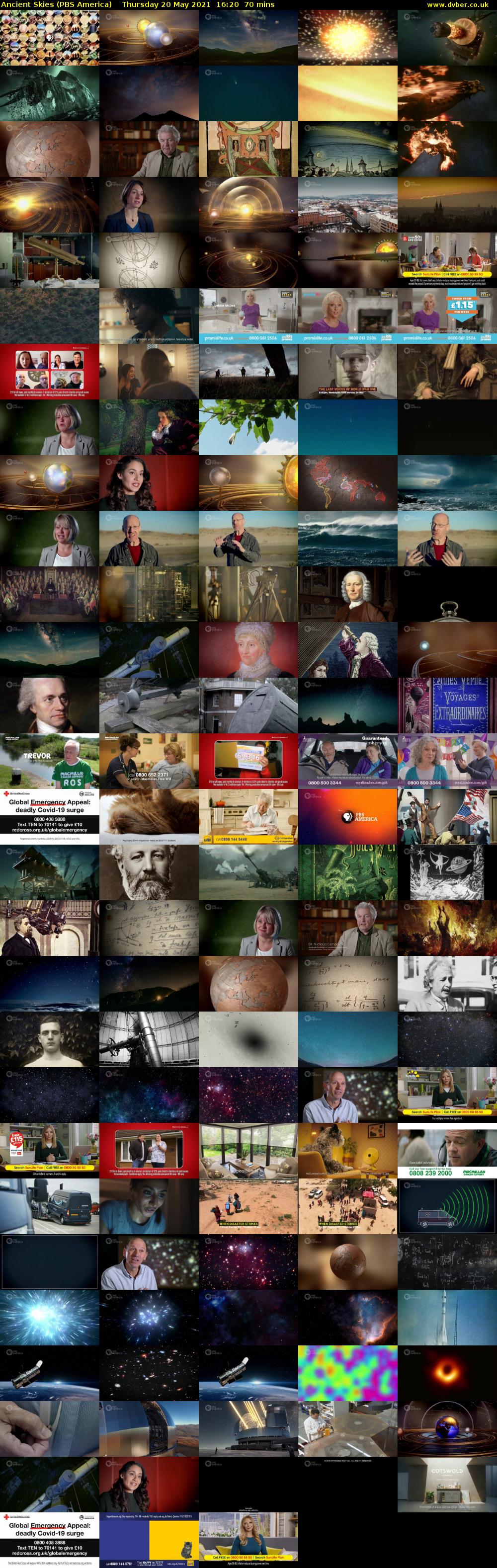 Ancient Skies (PBS America) Thursday 20 May 2021 16:20 - 17:30