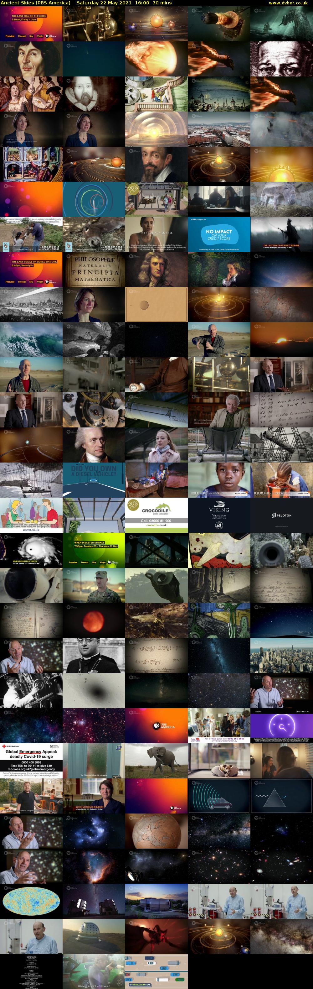 Ancient Skies (PBS America) Saturday 22 May 2021 16:00 - 17:10