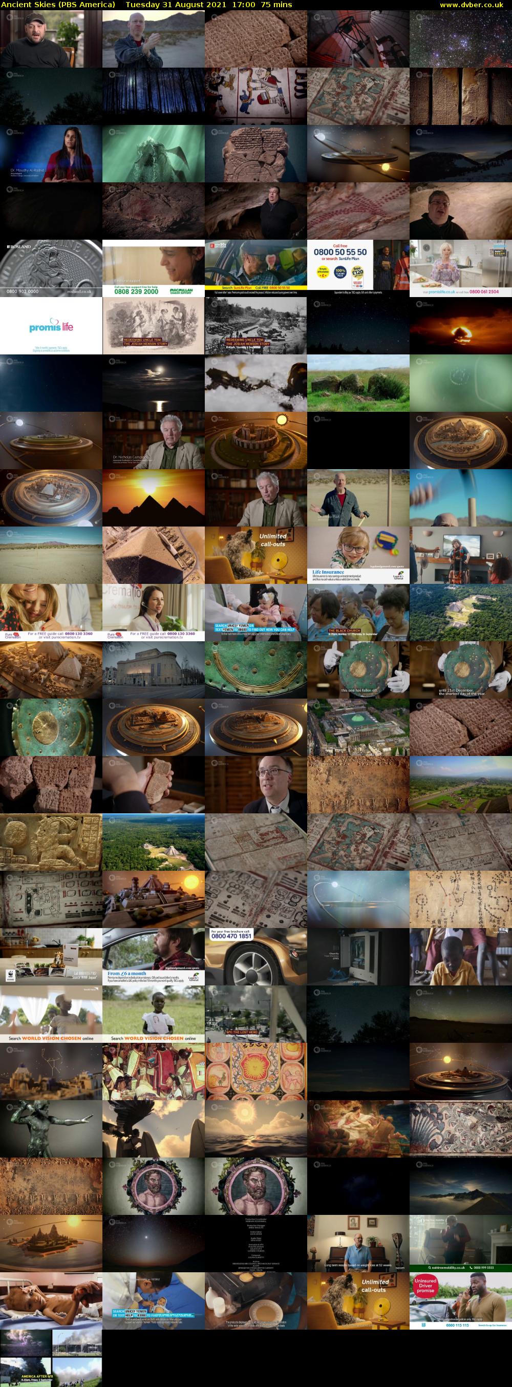 Ancient Skies (PBS America) Tuesday 31 August 2021 17:00 - 18:15