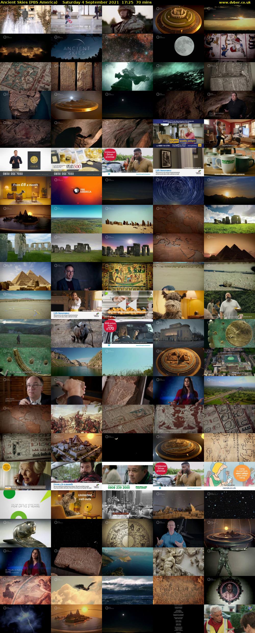 Ancient Skies (PBS America) Saturday 4 September 2021 17:25 - 18:35