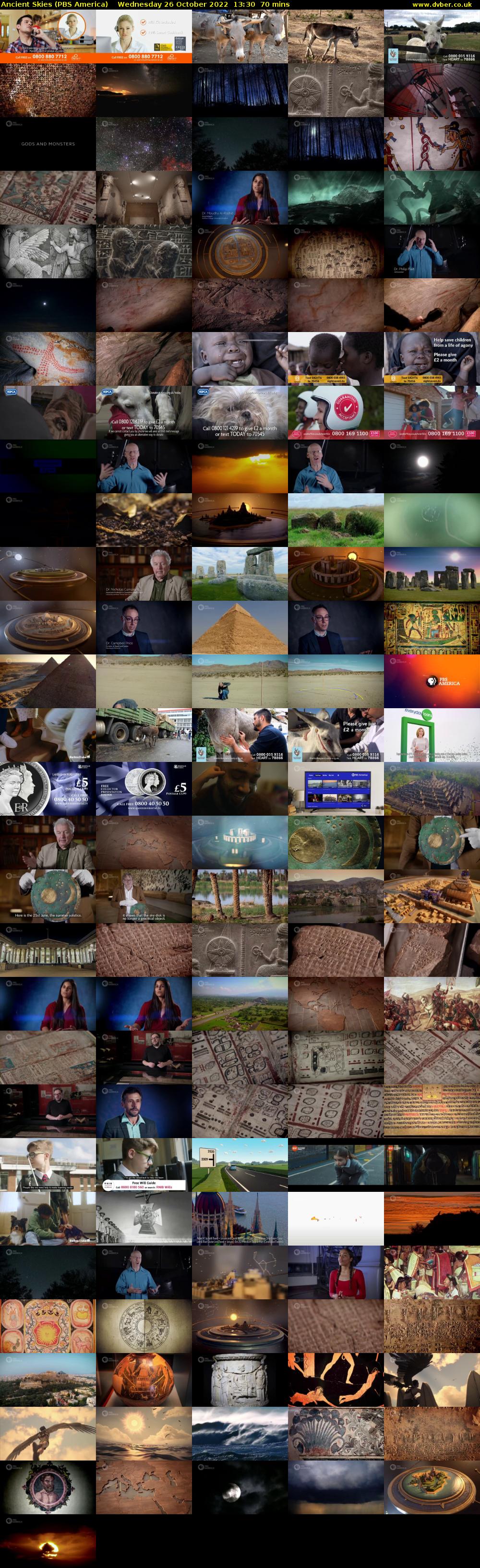 Ancient Skies (PBS America) Wednesday 26 October 2022 13:30 - 14:40