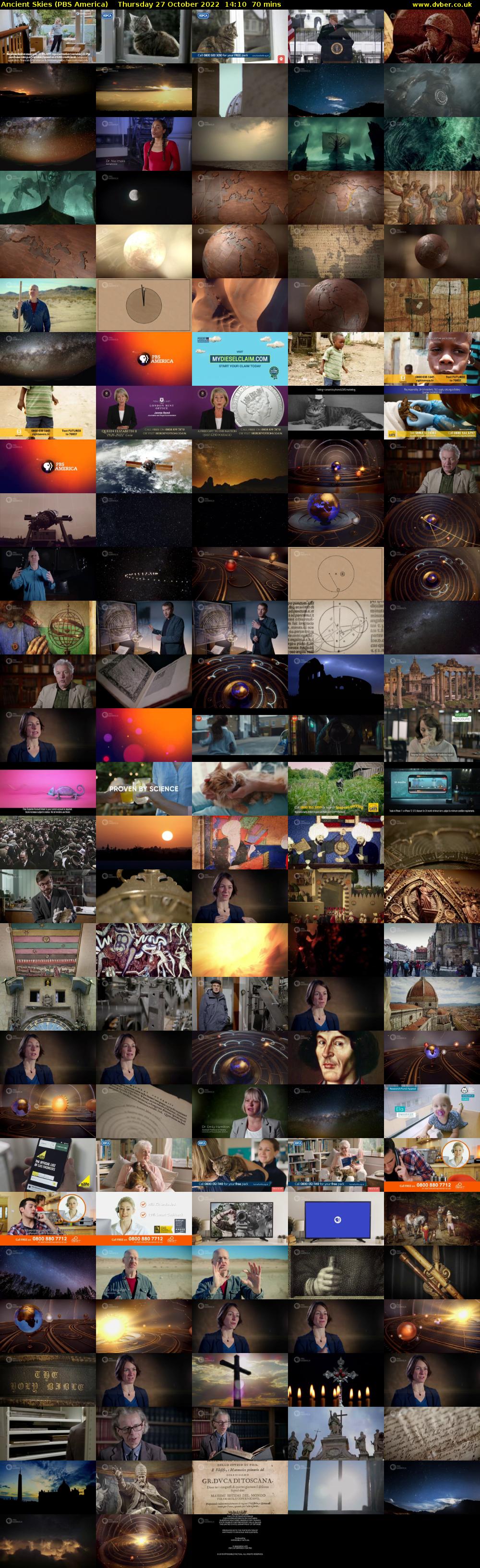 Ancient Skies (PBS America) Thursday 27 October 2022 14:10 - 15:20