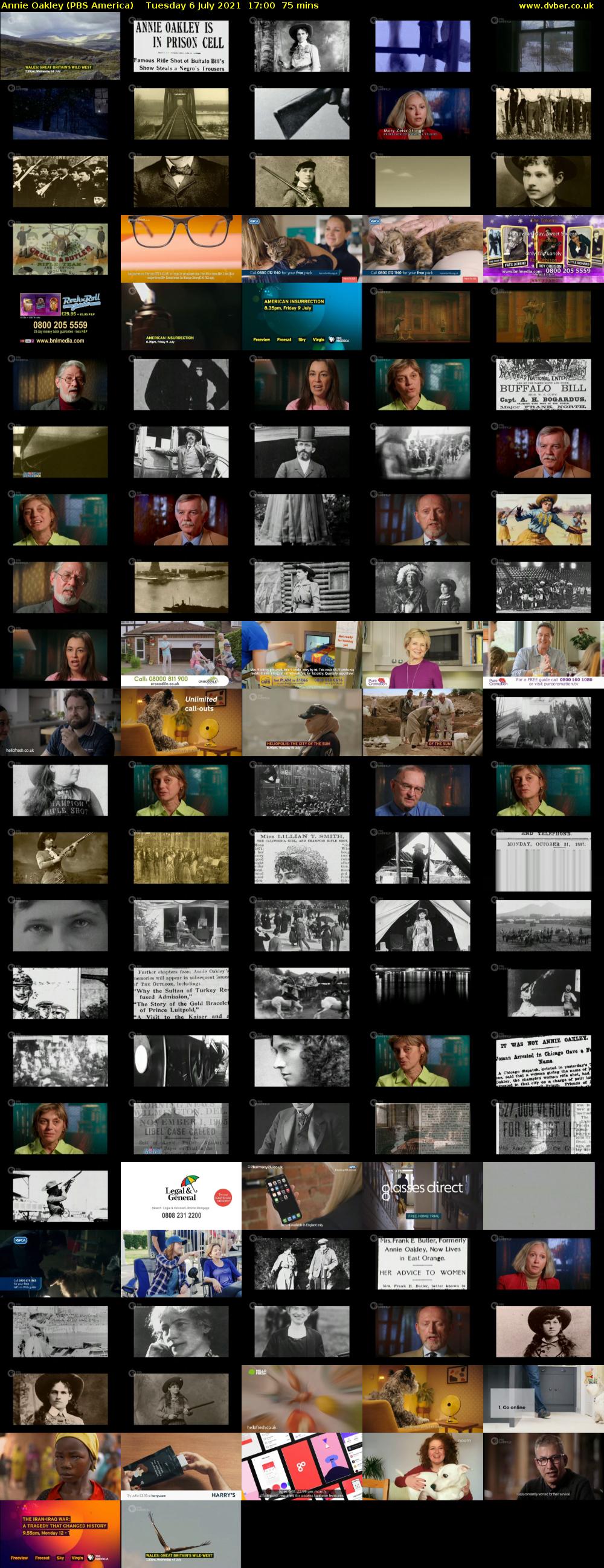 Annie Oakley (PBS America) Tuesday 6 July 2021 17:00 - 18:15
