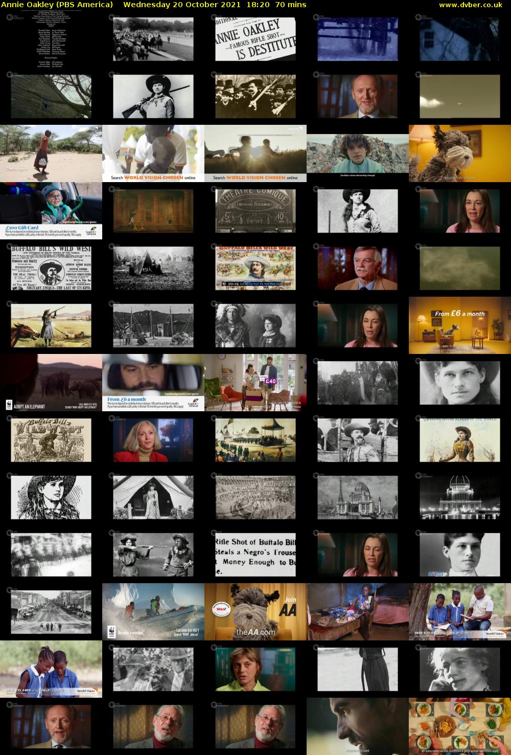 Annie Oakley (PBS America) Wednesday 20 October 2021 18:20 - 19:30