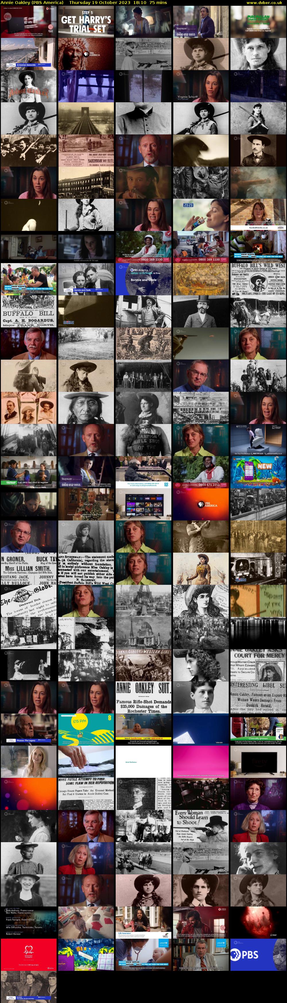 Annie Oakley (PBS America) Thursday 19 October 2023 18:10 - 19:25