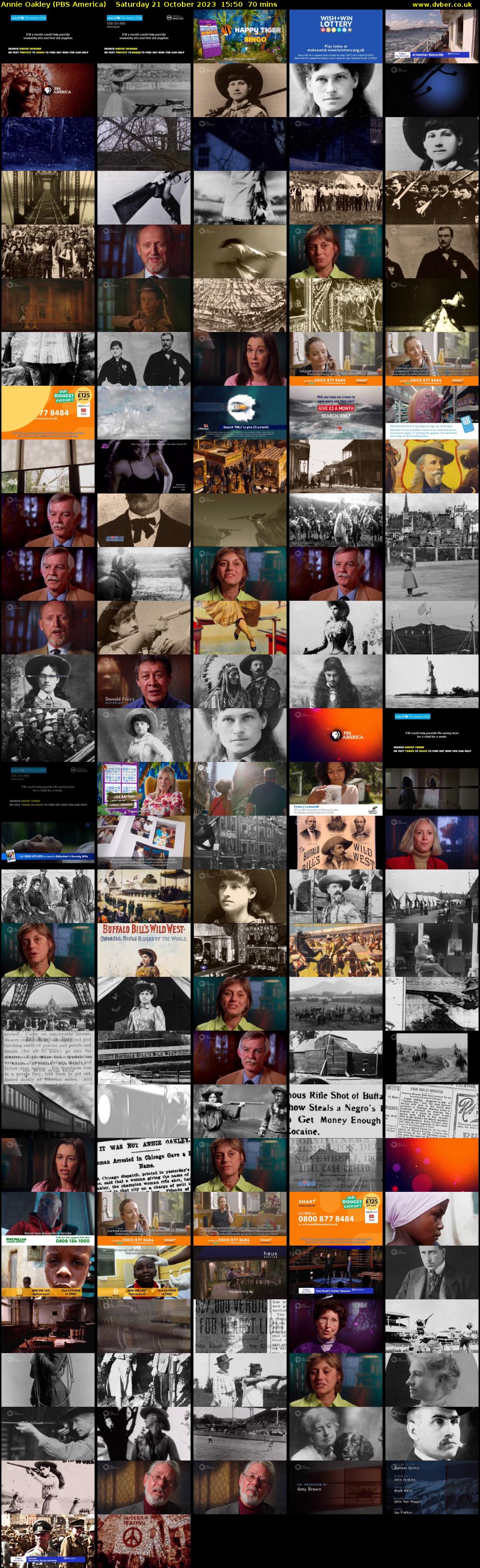 Annie Oakley (PBS America) Saturday 21 October 2023 15:50 - 17:00