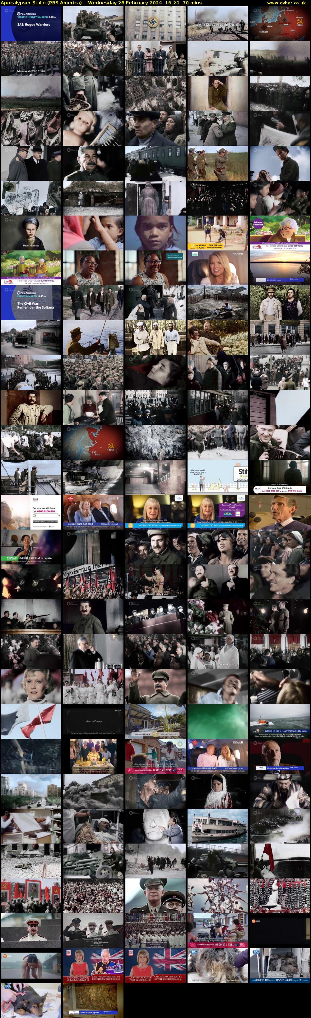Apocalypse: Stalin (PBS America) Wednesday 28 February 2024 16:20 - 17:30