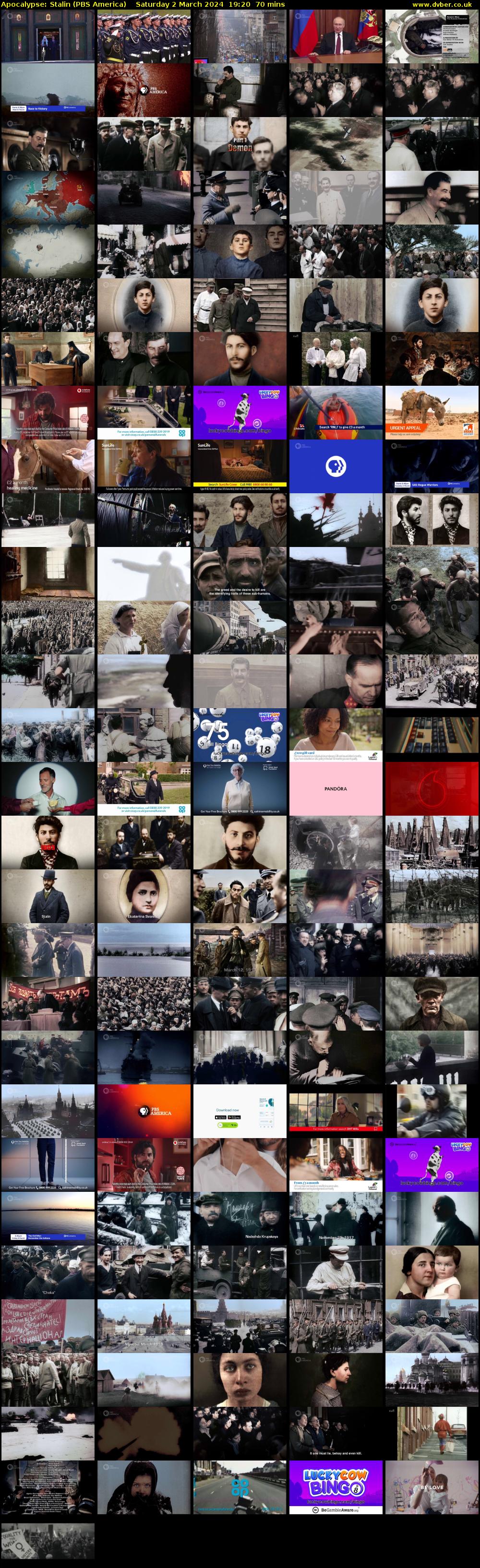 Apocalypse: Stalin (PBS America) Saturday 2 March 2024 19:20 - 20:30