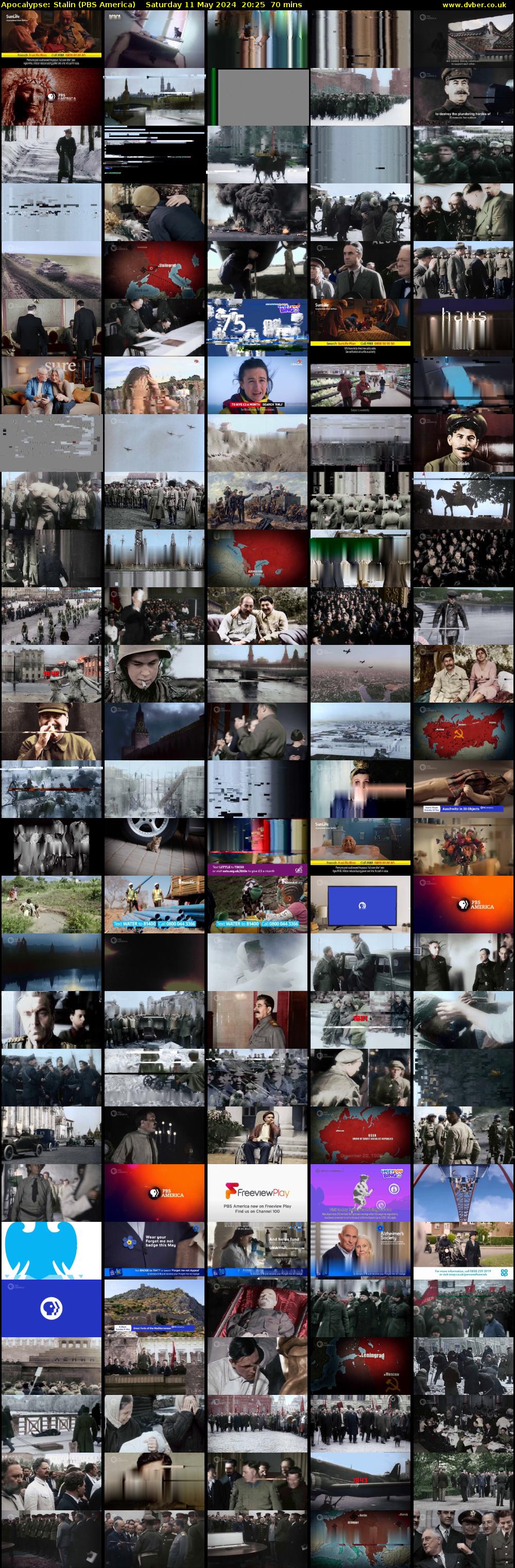 Apocalypse: Stalin (PBS America) Saturday 11 May 2024 20:25 - 21:35