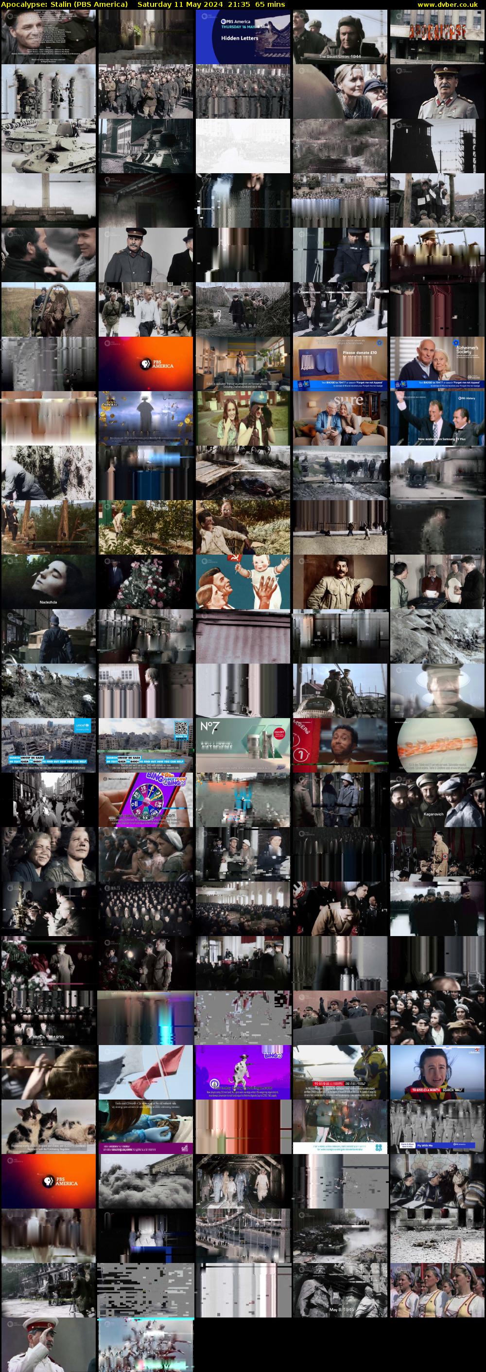 Apocalypse: Stalin (PBS America) Saturday 11 May 2024 21:35 - 22:40