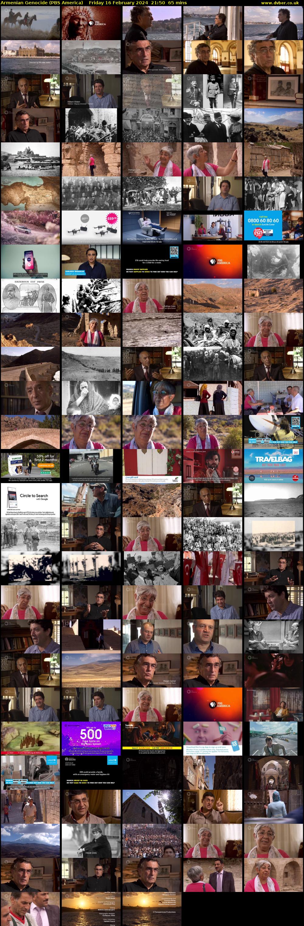 Armenian Genocide (PBS America) Friday 16 February 2024 21:50 - 22:55