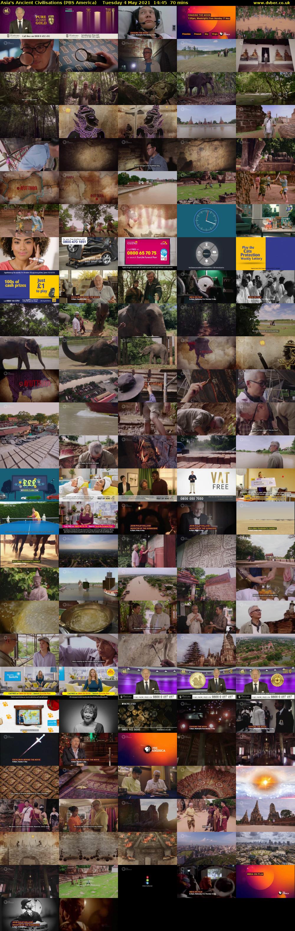 Asia's Ancient Civilisations (PBS America) Tuesday 4 May 2021 14:45 - 15:55