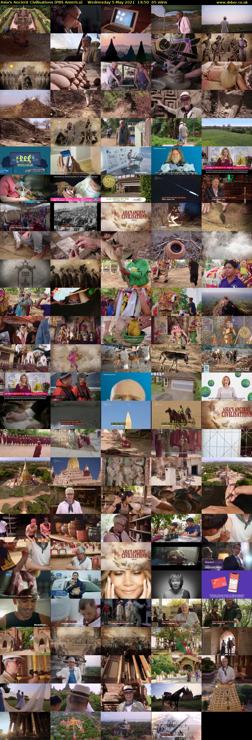 Asia's Ancient Civilisations (PBS America) Wednesday 5 May 2021 14:50 - 15:55