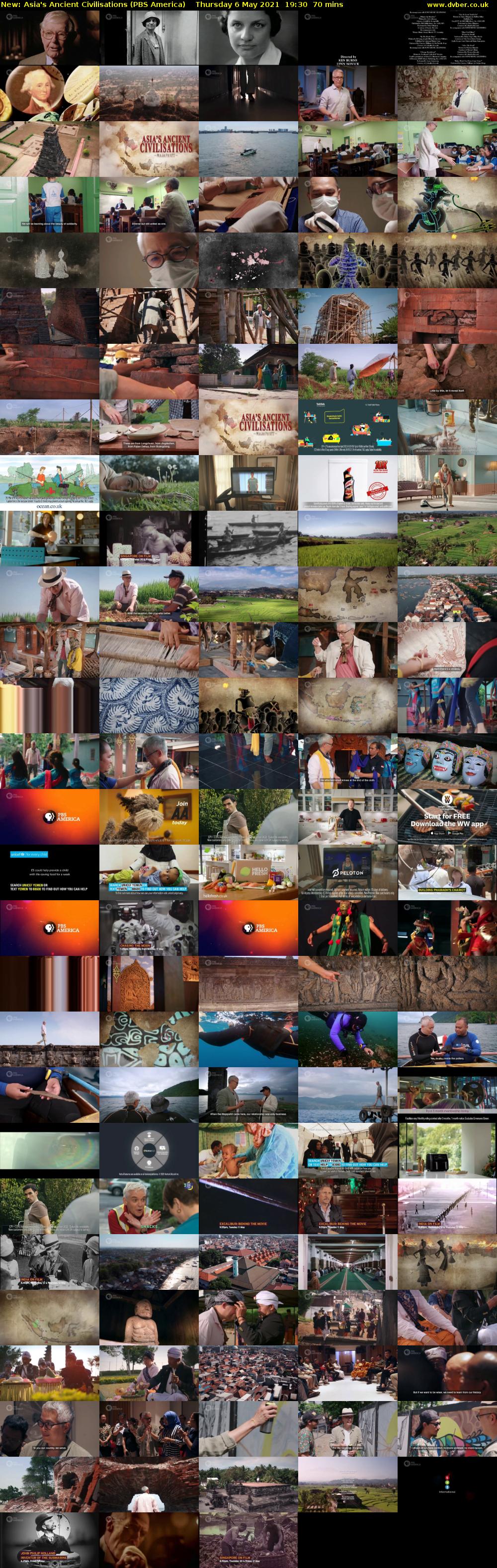 Asia's Ancient Civilisations (PBS America) Thursday 6 May 2021 19:30 - 20:40