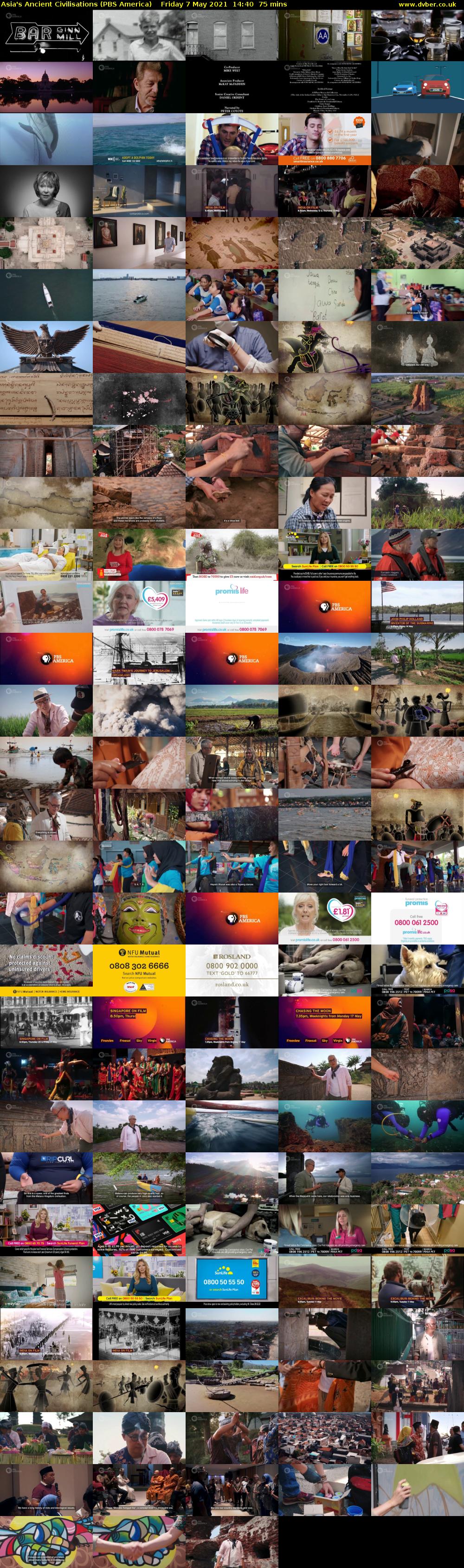 Asia's Ancient Civilisations (PBS America) Friday 7 May 2021 14:40 - 15:55