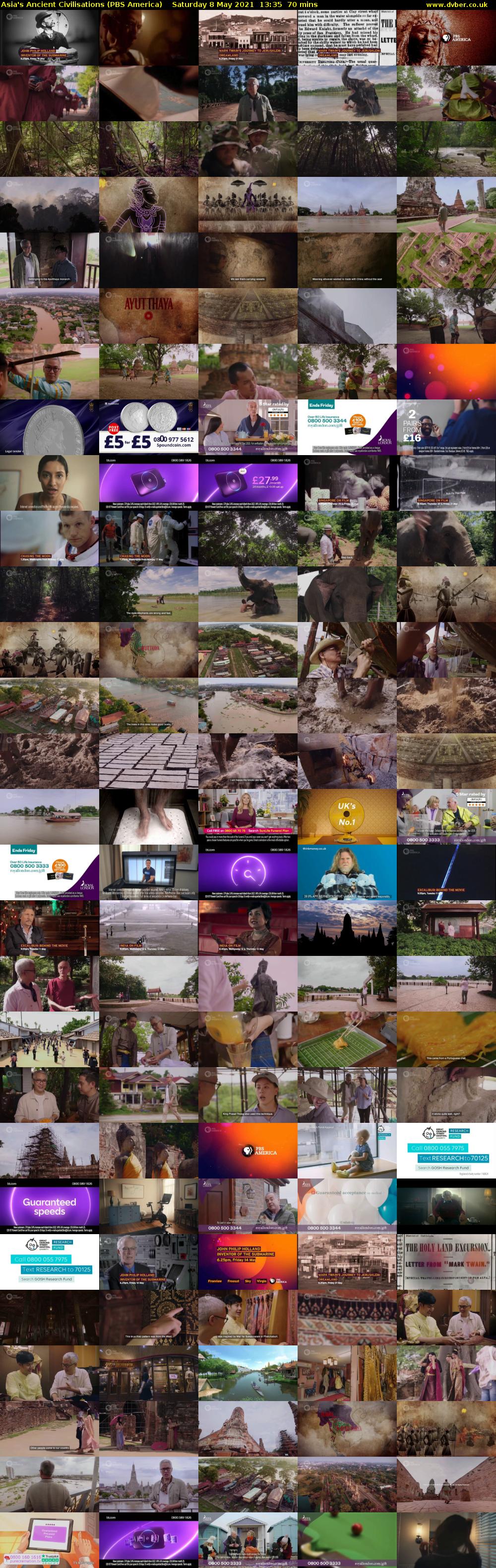 Asia's Ancient Civilisations (PBS America) Saturday 8 May 2021 13:35 - 14:45